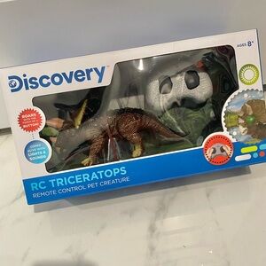 Discovery RC Triceratops Remote Control Creature - Brown and Gray